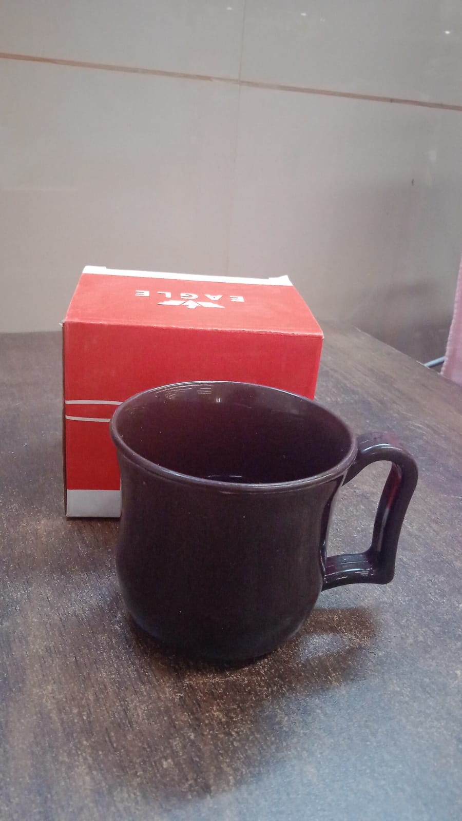 Premium Plastic Coffee / Tea Cups / Mug with Handle (1 Pc / With Color Box / Black) Premium Plastic Coffee / Tea Cups / Mug with Handle (1 Pc / With Color Box / Black)